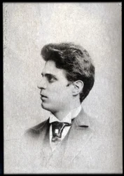 Porträt von Pietro Mascagni (1863-1945), italienischer Komponist